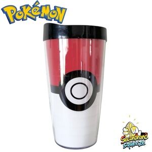 Pokémon Poké Ball Tumbler Cup 16oz | Red Black Insulated Travel Mug 2016